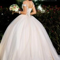Camila Q Quinceanera Dress 18003 Off The Shoulder Ballgown Applique Princess