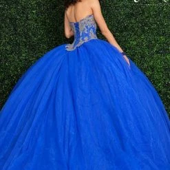 Ballgown Dresses Camila Q Quinceanera Dress 18007 Strapless Sweetheart Ballgown Tulle Princess Corset