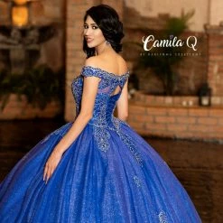 Ballgown Dresses Camila Q Quinceanera Dress 19007 Off The Shoulder Ballgown Prom Dress Lace