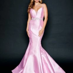Nina Canacci 2318 Long Mermaid Prom Pageant Gown