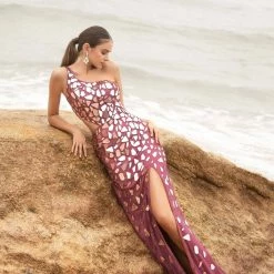 Sequin Dresses Primavera Couture 3623 Long Cut Glass One Shoulder Prom Dress Pageant Gown Slit 68 Sequin Dresses Primavera Couture 3623 Long Cut Glass One Shoulder Prom Dress Pageant Gown Slit