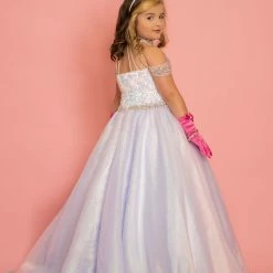 Sugar Kayne C103 Long Metallic Girls Pageant Dress Sequin Velvet Gown 23 Sugar Kayne C103 Long Metallic Girls Pageant Dress Sequin Velvet Gown