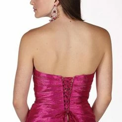In Stock Alyce 9086 Size 20 Fuchsia Long Layered Prom Dress Shimmer Corset Plus Size Ball Gown Ballgown Dresses