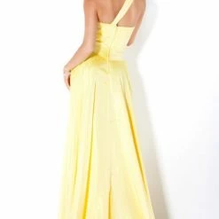 In Stock CLEARANCE Jovani 111042 Size 14 Royal Long One Shoulder Formal Prom Dress A Line Gown