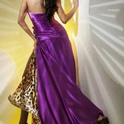 In Stock TONY BOWLS PARIS 112739 Size 0 Long Satin Animal Print Prom Dress Pageant Leopard Animal Print Dresses 10 In Stock TONY BOWLS PARIS 112739 Size 0 Long Satin Animal Print Prom Dress Pageant Leopard Animal Print Dresses
