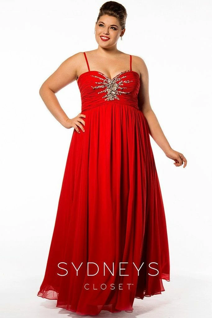Discontinued Sydneys Closet 7071 Plus Size Evening Gown Prom Dress Long Formal Dress 3 Discontinued Sydneys Closet 7071 Plus Size Evening Gown Prom Dress Long Formal Dress