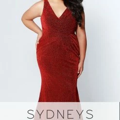 Sydneys Closet SC 7263 Plus Size Fitted Shimmer Mermaid Prom Dress 11 Sydneys Closet SC 7263 Plus Size Fitted Shimmer Mermaid Prom Dress