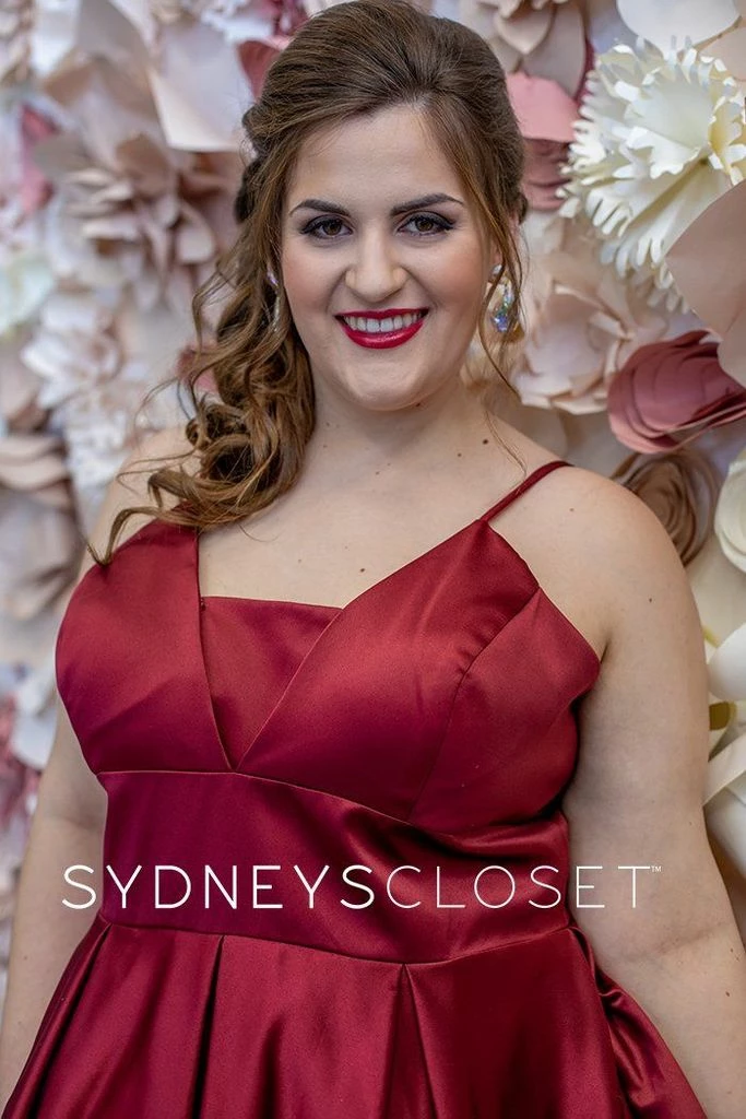 Sydney's Closet And Tease Prom Sydneys Closet SC 8092 Short Satin Homecoming Dress Plus Sized Cocktail Dress 4 Sydney's Closet And Tease Prom Sydneys Closet SC 8092 Short Satin Homecoming Dress Plus Sized Cocktail Dress