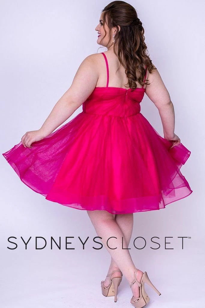 In Stock Sydney's Closet 8094 Size 26 Short Fit & Flare Prom Dress Plus Homecoming V Neck 6 In Stock Sydney's Closet 8094 Size 26 Short Fit & Flare Prom Dress Plus Homecoming V Neck