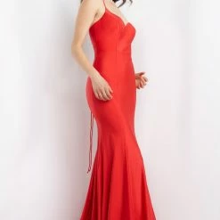 In Stock Corset Dresses Jovani JVN07643 Lt Blue Prom Dress Size 2 Sweetheart Neckline Corset Back JVN 07643