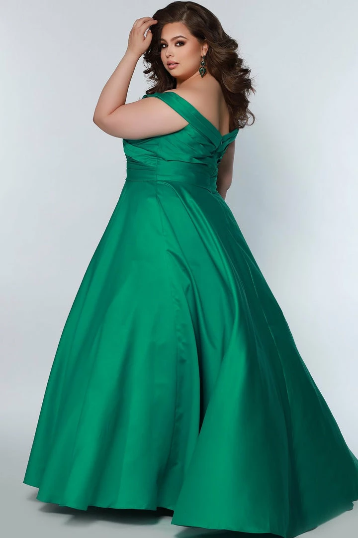 Sydney's Closet SC7321 Plus Sized Prom Dress Off The Shoulder A Line SC 7321 5 Sydney's Closet SC7321 Plus Sized Prom Dress Off The Shoulder A Line SC 7321