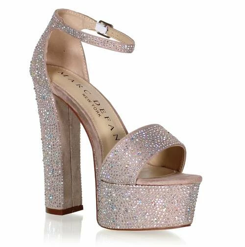 Glass Slipper Formals Marc Defang SARA 6 Inch Platform Pageant Heels Ab Crystal Prom Shoes 3 Glass Slipper Formals Marc Defang SARA 6 Inch Platform Pageant Heels Ab Crystal Prom Shoes