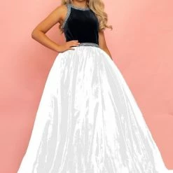 Sugar Kayne C124 Girls Velvet Bodice Organza Ballgown Pageant Dress Ballgown Dresses