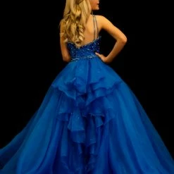 Ballgown Dresses Sugar Kayne C143 Girls Pageant Dress Ballgown Ruffle Organza Train 16 Ballgown Dresses Sugar Kayne C143 Girls Pageant Dress Ballgown Ruffle Organza Train