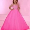 In Stock Sugar Kayne C146 Size 10 Barbie Pink Girls Pageant Dress Embellished Organza Ballgown Ballgown Dresses