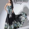 In Stock Tony Bowls TBE11548 Prom Dress Print Size 6 Pageant Evening Gown Chiffon CLEARANCE
