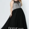 In Stock Tease Prom Sydney's Closet 1938 Black Size 14 Prom Dress Pageant Gown Tulle