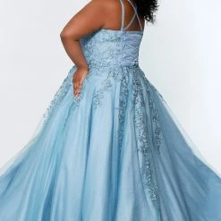 Tease Prom TE2202 Sydneys Closet Lace A Line Formal Dress Plus Size Ballgown Ballgown Dresses 10 Tease Prom TE2202 Sydneys Closet Lace A Line Formal Dress Plus Size Ballgown Ballgown Dresses
