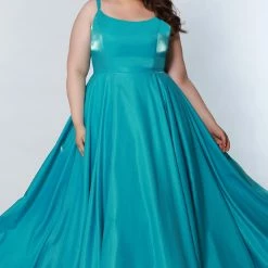 Ballgown Dresses Tease Prom TE2226 Sydneys Closet Plus Size Prom Dress Modest A Line Formal Dress