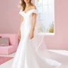 White One Bridal Mermaid Dresses White One TINA Bridal Pronovias Wedding Dress Mikado Mermaid Off Shoulder Sleeve