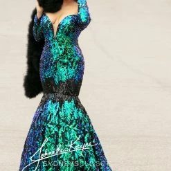 Johnathan Kayne For Sydney's Closet JK2010 Plus Sized Prom Dress Mermaid Sequin Mermaid Dresses 20 Johnathan Kayne For Sydney's Closet JK2010 Plus Sized Prom Dress Mermaid Sequin Mermaid Dresses