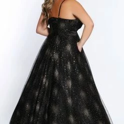 Sydney's Closet SC7327 Glitter Prom Dress V Neckline Shimmery A Line Long Evening Gown SC 7327 Sydney's Closet And Tease Prom 15 Sydney's Closet SC7327 Glitter Prom Dress V Neckline Shimmery A Line Long Evening Gown SC 7327 Sydney's Closet And Tease Prom