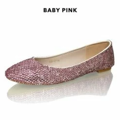 Marc Defang TIFFANY AB CRYSTAL Ballet Flat Pageant Shoe Prom Formal Shoes