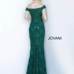 Jovani 1910 Off The Shoulder Embellished Evening Gown Mother Of The Bride Groom Dress