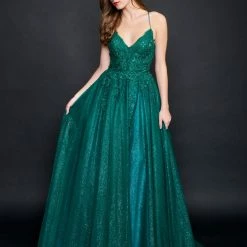 Nina Canacci 5200 Long Ballgown Prom Pageant Gown Wedding Dress Ballgown Dresses