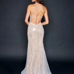 Sequin Dresses Nina Canacci 3177 Long Sequin Prom Pageant Gown