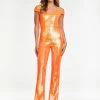 Ashleylauren Jumpsuits & Rompers Ashley Lauren 11111 Off The Shoulder Sequin Jumpsuit