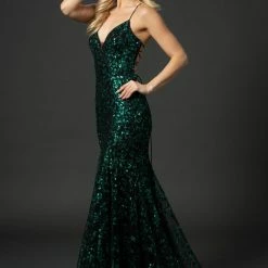 Nina Canacci 9123 Long Mermaid Prom Pageant Gown Mermaid Dresses