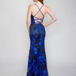 Nina Canacci 2304 Long Mermaid Prom Dress Pageant Gown Corset Dresses