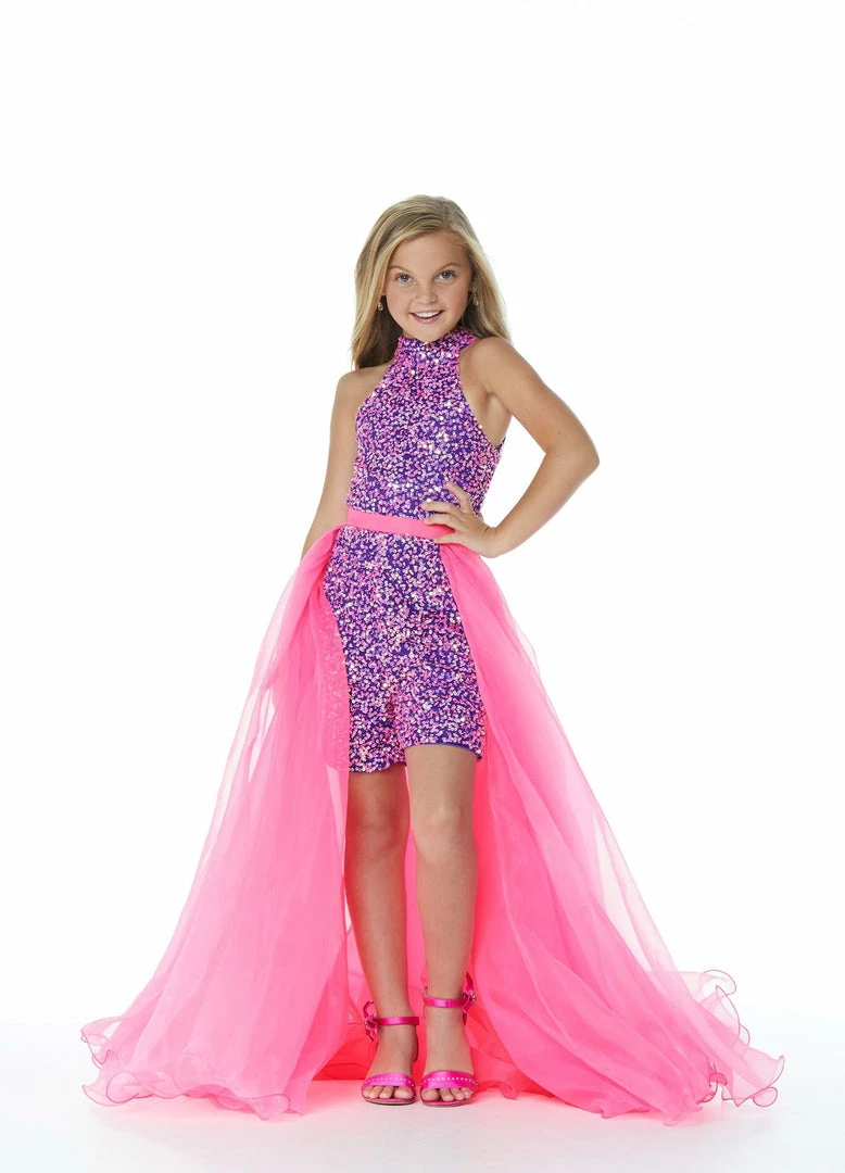 Ashley Lauren Kids Ashley Lauren 8067 Size 6 SKY Kids Organza Overskirt With Wire Hem Fun Fashion Pageant Girls 10 Ashley Lauren Kids Ashley Lauren 8067 Size 6 SKY Kids Organza Overskirt With Wire Hem Fun Fashion Pageant Girls