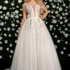 Adagio Bridal W9320 Long Wedding Dress Tulle Ballgown Applique Plunging Neckline 9320 Ballgown Dresses 2 Adagio Bridal W9320 Long Wedding Dress Tulle Ballgown Applique Plunging Neckline 9320 Ballgown Dresses