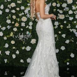 Discontinued Adagio Bridal W 9334 Sweetheart Neckline Mermaid Wedding Gown Wedding Dresses