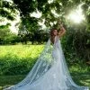 Adagio Bridal J9379 Cape For Bridal Gown W9379 Or Sold Separately Lace Cape 9379