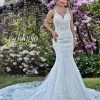 Adagio Bridal W9381 Beaded Lace Mermaid Wedding Dress Bridal Gown 9381 Mermaid Dresses