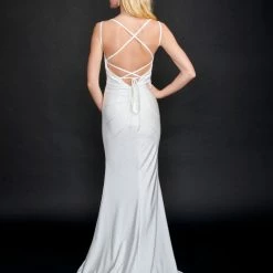 Nina Canacci 6538 Long Straight Prom Pageant Gown