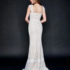 Nina Canacci 3171 Long Straight Prom Pageant Gown Wedding Dress Bridal