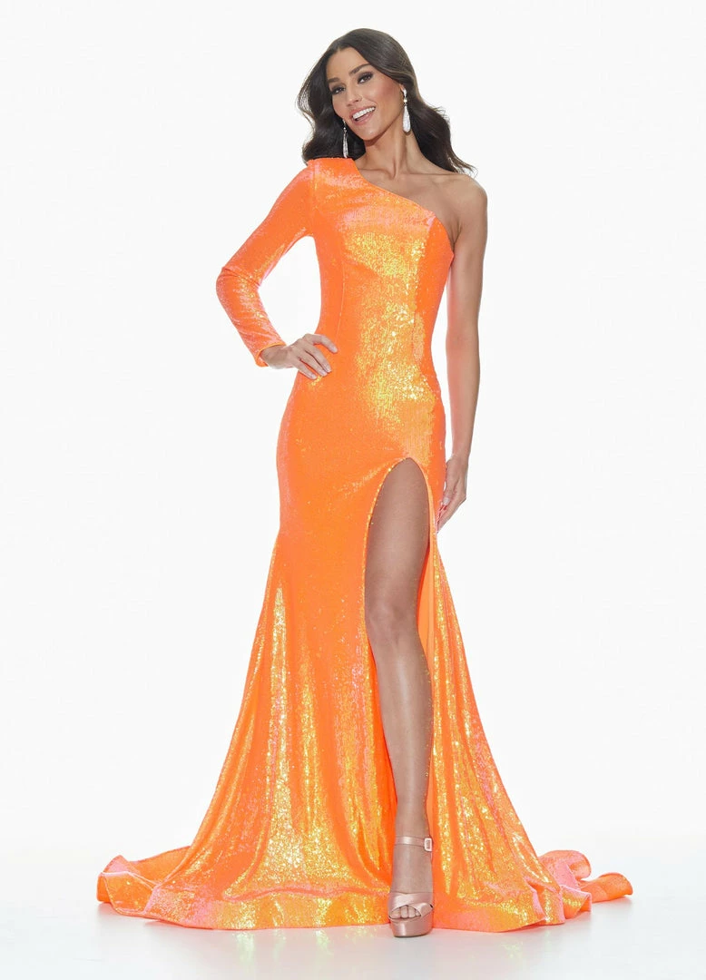 In Stock Ashley Lauren 11026 Neon Pink Prom Dress One Shoulder Sequin Pageant Gown Slit Size 8, 12 Mermaid Dresses 10 In Stock Ashley Lauren 11026 Neon Pink Prom Dress One Shoulder Sequin Pageant Gown Slit Size 8, 12 Mermaid Dresses