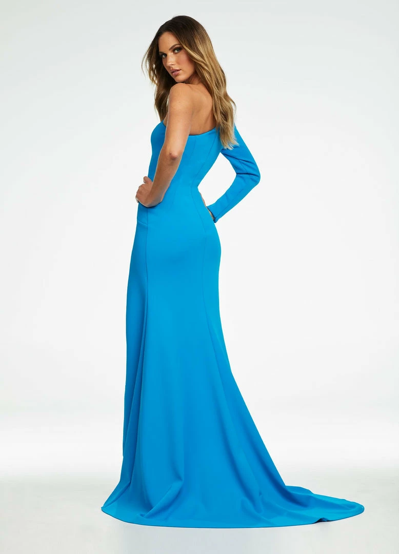 Ashleylauren Ashley Lauren 11117 One Shoulder Corset Prom Dress With Slit 7 Ashleylauren Ashley Lauren 11117 One Shoulder Corset Prom Dress With Slit