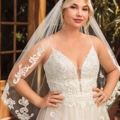 In Stock Casablanca Beloved BL286 Delilah Size 12 Lace A Line Wedding Dress Bridal Gown
