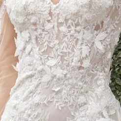 Mermaid Dresses Andrea & Leo Couture GISELLE A1073 Lace Long Sleeve Mermaid Wedding Dress Bridal Gown