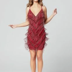 In Stock Primavera Couture 3131 Raspberry Cocktail Dress Size 12 Fringe Short Homecoming Dress Cocktail Formal Dress 38 In Stock Primavera Couture 3131 Raspberry Cocktail Dress Size 12 Fringe Short Homecoming Dress Cocktail Formal Dress