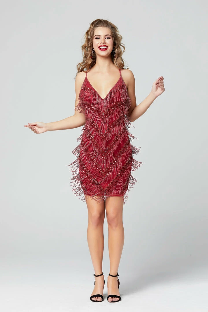 In Stock Primavera Couture 3131 Raspberry Cocktail Dress Size 12 Fringe Short Homecoming Dress Cocktail Formal Dress 18 In Stock Primavera Couture 3131 Raspberry Cocktail Dress Size 12 Fringe Short Homecoming Dress Cocktail Formal Dress