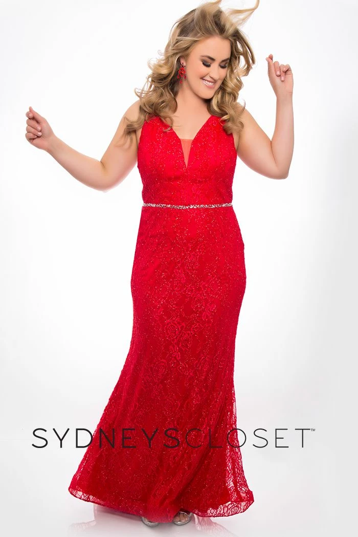 In Stock Sydneys Closet 7279 Size 18 Navy Fitted V Neckline Lace Prom Dress Evening Gown Long Sleeve Dresses 6 In Stock Sydneys Closet 7279 Size 18 Navy Fitted V Neckline Lace Prom Dress Evening Gown Long Sleeve Dresses
