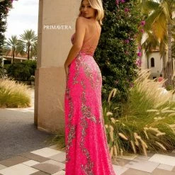 In Stock Backless Dresses Primavera Couture 3211 Size 10 Black Sequin Prom Dress Pageant Gown Evening Formal Wear Side Slit 39 In Stock Backless Dresses Primavera Couture 3211 Size 10 Black Sequin Prom Dress Pageant Gown Evening Formal Wear Side Slit