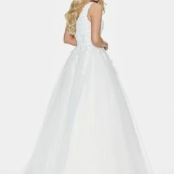 Ashleylauren Ashley Lauren 11004 One Shoulder Tulle Prom Dress With Sequin Applique 17 Ashleylauren Ashley Lauren 11004 One Shoulder Tulle Prom Dress With Sequin Applique