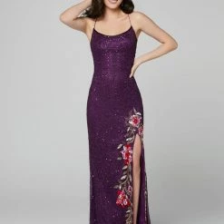 In Stock Primavera Couture 3427 Size 4, 10 Royal Blue Sequin Beaded Prom Dress Floral Slit Details 27 In Stock Primavera Couture 3427 Size 4, 10 Royal Blue Sequin Beaded Prom Dress Floral Slit Details